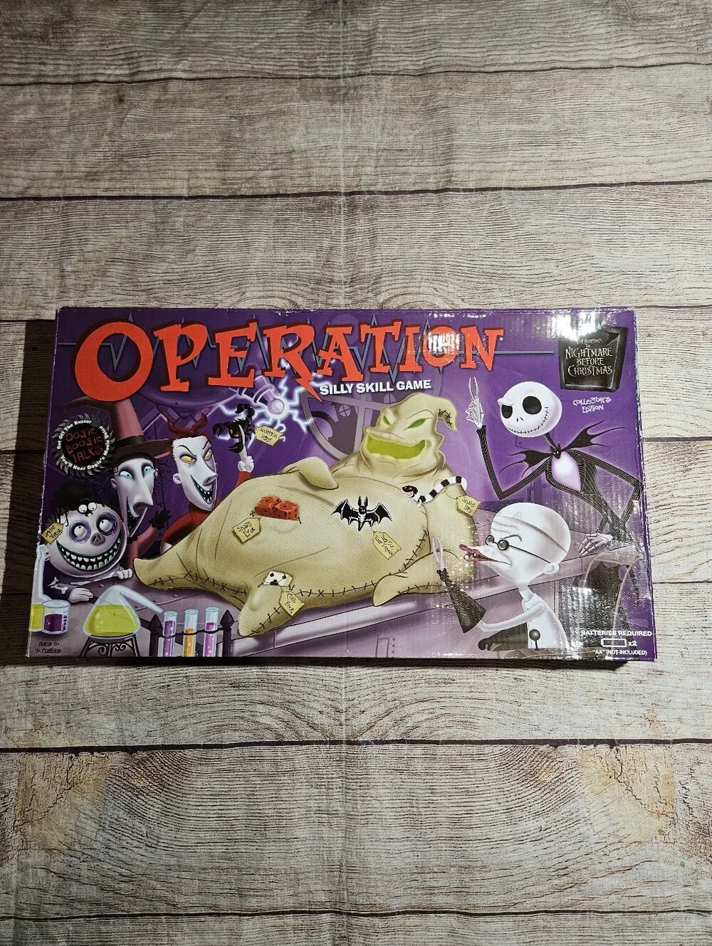 Disney Nightmare Before Christmas operation oogie boogie board game